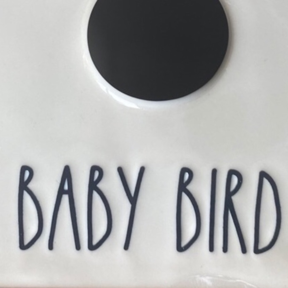 Rae Dunn “BABY BIRD MAMA BIRD” Ceramic Birdhouse Mug Set NWT - Picture 6 of 7